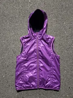 oldUNIQLO reversible nylon vest y2k 光沢