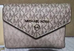 マイケルコース　三つ折り財布　 ピンク