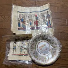 古代エジプト風 装飾プレート 3枚セット インテリア - メルカリ
