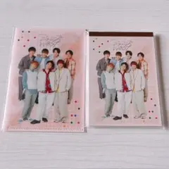 ジャニーズWEST ミニクリアファイル＆メモ帳セット