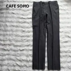 美品✨アオキ カフェソーホー メンズ スラックス グレー M スーツ オフィス