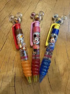 東京ディズニーランド35周年記念ボールペン ミッキー　ミニー　チップとデール