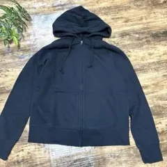 UNIQLO（ユニクロ）スウェットフルジップパーカ（長袖）ブラック Mサイズ