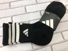 （30）アディダス 靴下 レディースソックス 4足セット 23-25cm