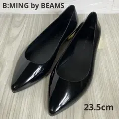 美品☆ B:MING by BEAMS ポインテッドレインパンプス 23.5cmのサムネイル