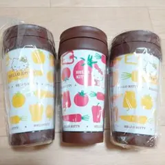 ✨断捨離✨『未使用』 ハローキティ タンブラー 3個　赤　黄色　サンリオ