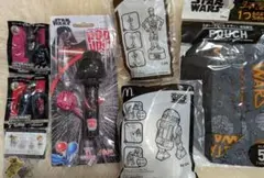 スターウォーズ　ハッピーセット　フィギュア　ポーチ　ベアブリック　ポップアップス