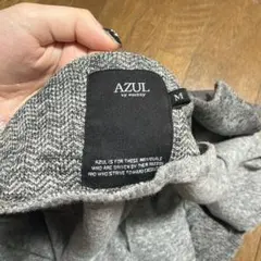 AZUL グレー 長袖ニット M カーディガン