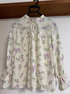 花柄 長袖チュニックMサイズ