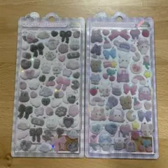 新品正規品　ボンボンドロップシール　ふわふわドロップ　フロッキー
