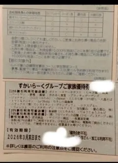 3月末 すかいらーくグループ 25%割引券