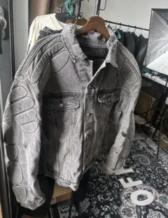 yeezy gap balenciaga denim jacket