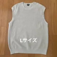 UNIQLO リブ編み ノースリーブベスト L