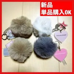 JILL by JILL STUART 　ふわもこファー＆ロゴチャームセット