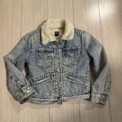 GAP ボア襟 デニムジャケット　M