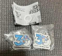ポケモン 30周年 メタルチャーム ゼニガメ カメックス チャーム めじるし