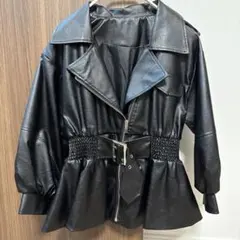 未使用】favorito 福袋 ファー付き レザージャケット コート 黒 - メルカリ
