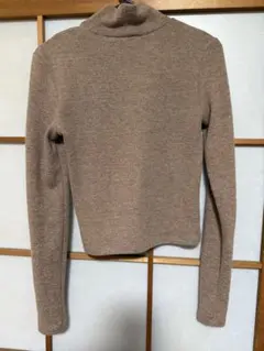 ZARA ブラウン タートルネック セーター Sサイズ
