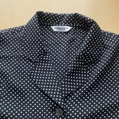 水玉　ワンピース　前開き