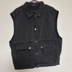 SPRAY PREMIUM ブラックデニムベスト