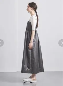 ユナイテッドアローズ P/C タフタ キャミソール ワンピース　38