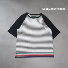 Sasquatchfabrix. / ハイゲージ ニット ボーダー Tシャツのサムネイル