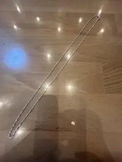 新品未使用　シルバー 925 ツイストチェーン ネックレス 60㎝