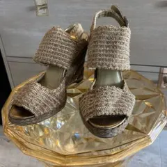 tsumori chisato walk ウェッジソール バックストラップ