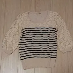 CROLLA ボーダーニット