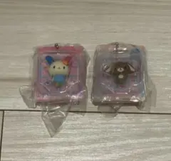 サンリオ　パッケージミニチュアチャーム　ウサハナ　シュガーバニーズ　くろうさ