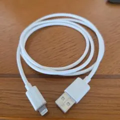 USB-A to Lightningケーブル 約1m ホワイト