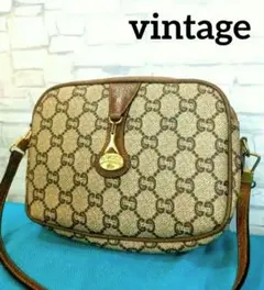 ✨美品✨グッチ　ショルダーバッグ　小さめ　GG　ヴィンテージ　OLDGUCCI