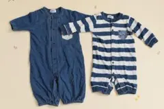 EDWIN ロンパース 2点セット 50-70cm