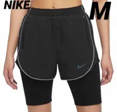 ナイキ Dri-FIT ラン ディビジョン 2イン1 ショートパンツ M 黒