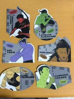 呪術廻戦 ダイカットステッカー まとめ売り 6枚セット