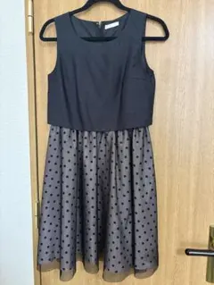 MIIA ノースリーブひざ丈ワンピース