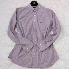 【finaldistance様専用】バーバリーロンドン ギンガムチェックシャツ