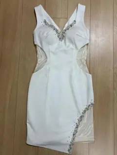 JEWELS キャバドレス　ミニドレス　ビジュー