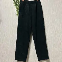GUコーデュロイ パンツ ブラックＬ