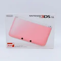 【極美品】ニンテンドー 3DSLL ピンク ホワイト 本体 箱セット 人気カラー
