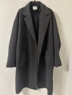 EMMA CLOTHS チェスターコート グレー ダブルボタンのサムネイル