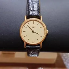 C13 LONGINES Conquest アナログ腕時計 ゴールド/ブラック - メルカリ