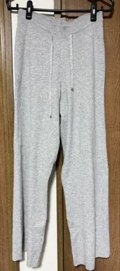 cocaグレーニットパンツ