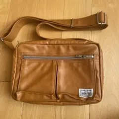 PORTER フリースタイル　ショルダーバッグ ブラウン