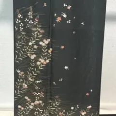 D261 夏着物 訪問着 手描き花模様 絽 正絹 しつけ糸付き未使用極美品