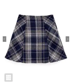 インパン裏地付ツイードミニスカート tu1429