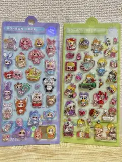 ⑧モリー・ベビースリー　ボンボンシール　水シール　立体シール