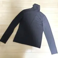 週末セールUNTITLEDアンタイトル タートルニット グレー シンプル