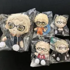 ハイキュー‼︎ 月島蛍 指の上 座ぬい Chibiぬい プライズ 5点セット