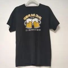 【US古着】GILDAN ビールデザイン Tシャツ ブラック メンズM
